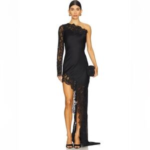 MAJORELLE Saskia Gown in Black